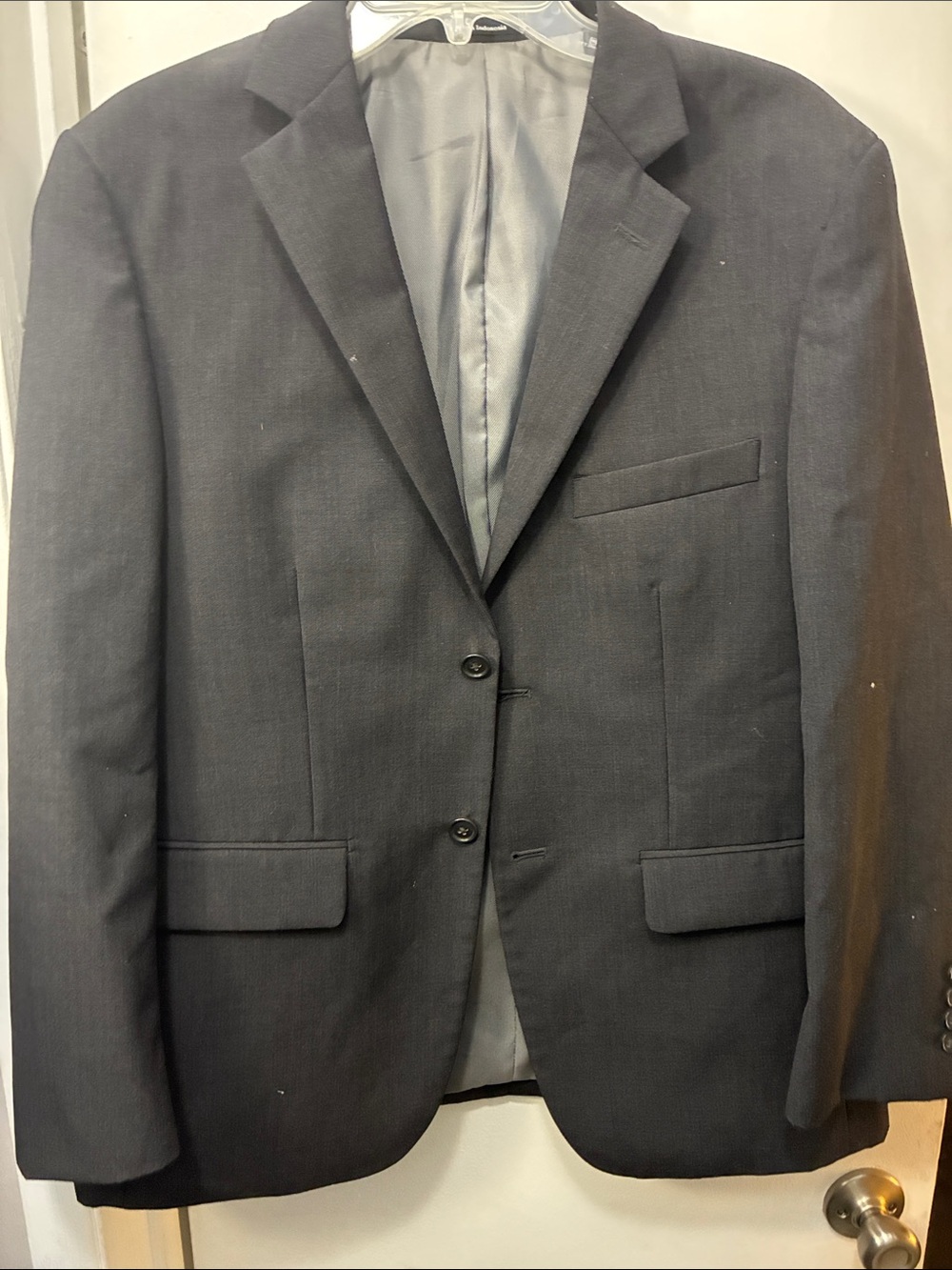 Pronto Uomo Navy Blue Sport Coat